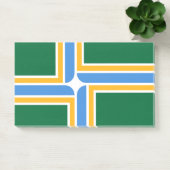 Notities met vlag van Portland City, Verenigde Sta Post-it® Notes (Kantoor)