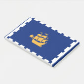 Notities met vlag van Quebec Stad, Canada Post-it® Notes (Schuin)