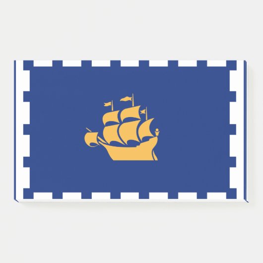 Notities met vlag van Quebec Stad, Canada Post-it® Notes (Voorkant)