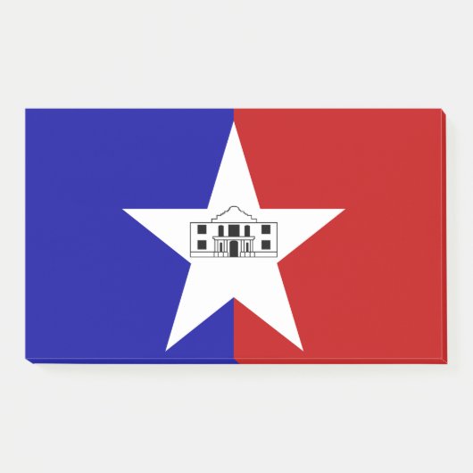 Notities met vlag van San Antonio, VS Post-it® Notes (Voorkant)