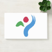 Notities met vlag van Seoul, Zuid-Korea Post-it® Notes (Kantoor)
