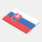 Notities met vlag van Slowakije Post-it® Notes (Schuin)