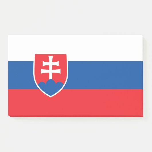 Notities met vlag van Slowakije Post-it® Notes (Voorkant)