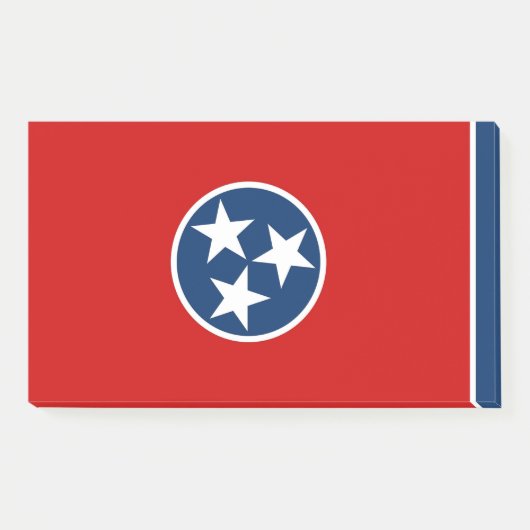 Notities met vlag van Tennessee, Verenigde Staten Post-it® Notes (Voorkant)