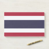 Notities met vlag van Thailand Post-it® Notes (Op bureau)