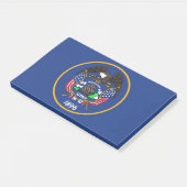 Notities met vlag van Utah, Verenigde Staten Post-it® Notes (Schuin)