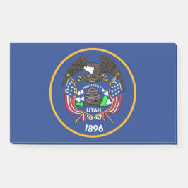 Notities met vlag van Utah, Verenigde Staten Post-it® Notes