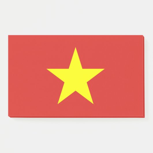 Notities met vlag van Vietnam Post-it® Notes (Voorkant)
