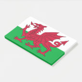 Notities met vlag van Wales, Verenigd Koninkrijk Post-it® Notes (Schuin)