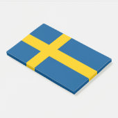 Notities met vlag van Zweden Post-it® Notes (Schuin)