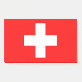 Notities met vlag van Zwitserland Post-it® Notes