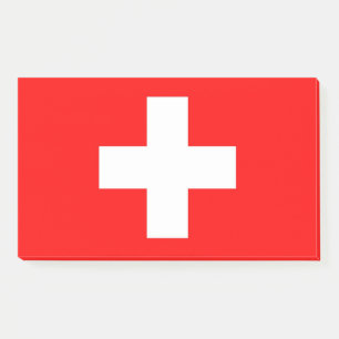 Notities met vlag van Zwitserland Post-it® Notes