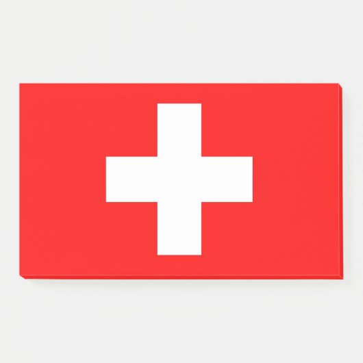 Notities met vlag van Zwitserland Post-it® Notes (Voorkant)
