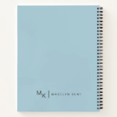 Notities & Musings Modern Script Gepersonaliseerd  Notitieboek (Achterkant)