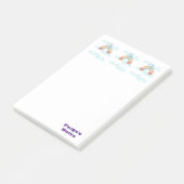 Notities Olifant, Wolken Bloem Post-it® Notes (Schuin)