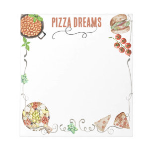 Notities over Pizzadromen Notitieblok