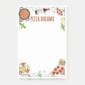 Notities over Pizzadrood Post-it® Notes (Voorkant)