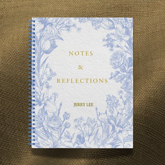 'Notities & Reflecties' Gepersonaliseerde Botanisc Notitieboek