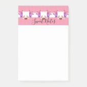 Notities roze varkens achteraf post-it® notes (Voorkant)