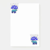 Notities Sneeuwvlok Ijsbeer Post-it® Notes (Voorkant)