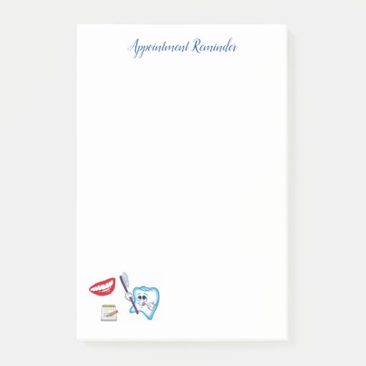 Notities Tandartsafspraak Post-it® Notes (Voorkant)