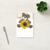 Notities Teddybeer Zonnebloem  Post-it® Notes (Kantoor)