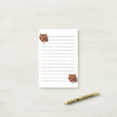 Notities Uilen Post-it® Notes (Op bureau)