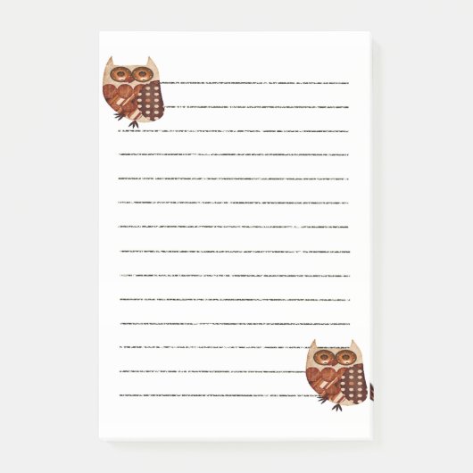 Notities Uilen Post-it® Notes (Voorkant)