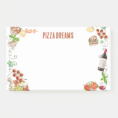Notities uit een pizzadroom post-it® notes (Voorkant)