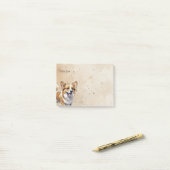 Notities van Corgi Chihuahua Huisdier Hond Dier Post-it® Notes (Op bureau)