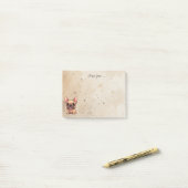 Notities van Franse Bulldog Huisdier Hond Dier Post-it® Notes (Op bureau)