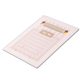 Notities van vandaag Roze ijsje Planning Page Notitieblok (Schuin)