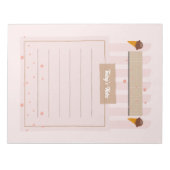 Notities van vandaag Roze ijsje Planning Page Notitieblok (Voorkant)