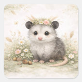 Notities Vierkante Sticker (Voorkant)