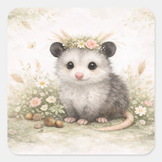 Notities Vierkante Sticker (Voorkant)