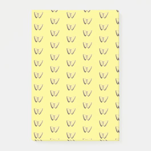 notities voor Butterfly Pattern Post-it Post-it® Notes (Voorkant)