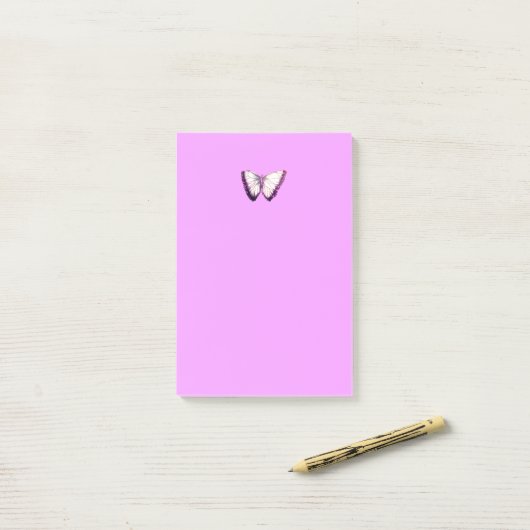 notities voor Butterfly Pattern Post-it Post-it® Notes (Op bureau)