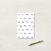notities voor Butterfly Pattern Post-it Post-it® Notes (Op bureau)