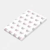 notities voor Butterfly Pattern Post-it Post-it® Notes (Schuin)