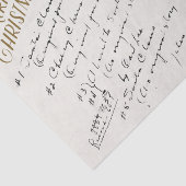 Notities voor de muziekklasse Junk Journal met ker Tissuepapier (Detail)