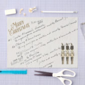 Notities voor de muziekklasse Junk Journal met ker Tissuepapier (Craft)