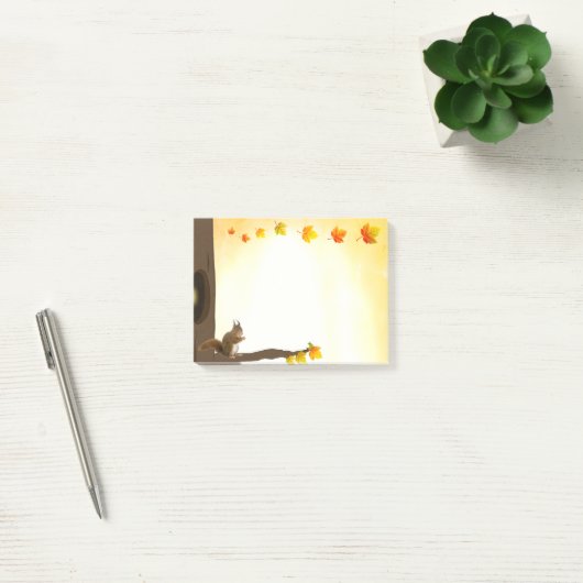Notities voor eekhoorn en valleien post-it® notes (Kantoor)