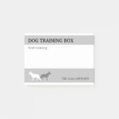 Notities voor herdershondafspraken post-it® notes (Voorkant)
