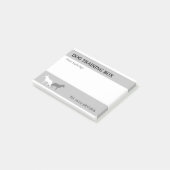 Notities voor herdershondafspraken post-it® notes (Schuin)