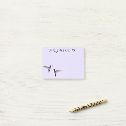 Notities voor koeienvogels post-it® notes (Op bureau)
