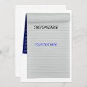 Notities voor laptops - Blank achteraan (Voorkant / Achterkant)