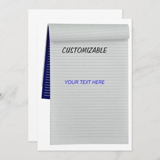 Notities voor laptops - Blank achteraan (Voorkant / Achterkant)