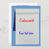 Notities voor laptops kaart (Voorkant / Achterkant)