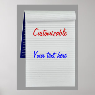 Notities voor laptops  poster