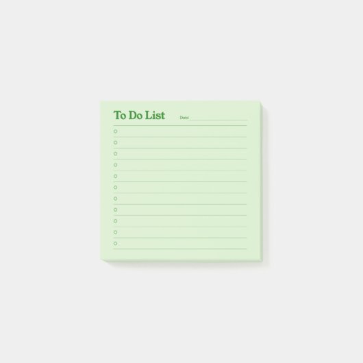 Notities voor lijsten maken post-it® notes (Voorkant)